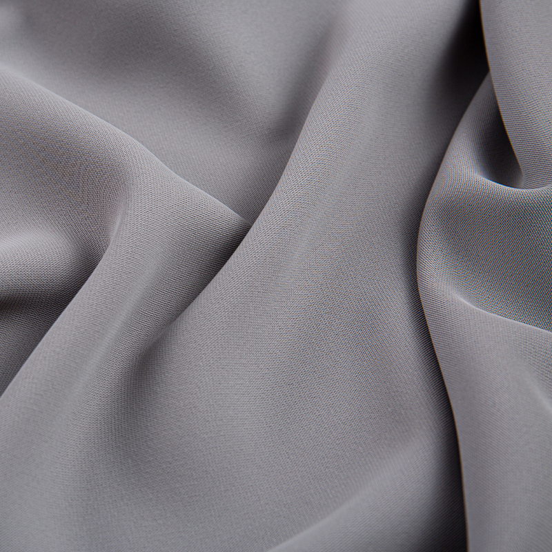 HY016 260gms grey matte texture breathable four way stretch spandex fabric for sportswear, casual fashion