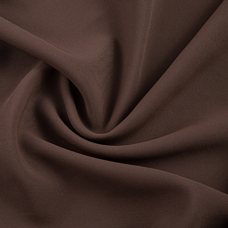 HY297 Dark brown 260GSM 150D matte filament four-sided stretch double-layer fabric polyester 4 way stretch fabric for swimwear