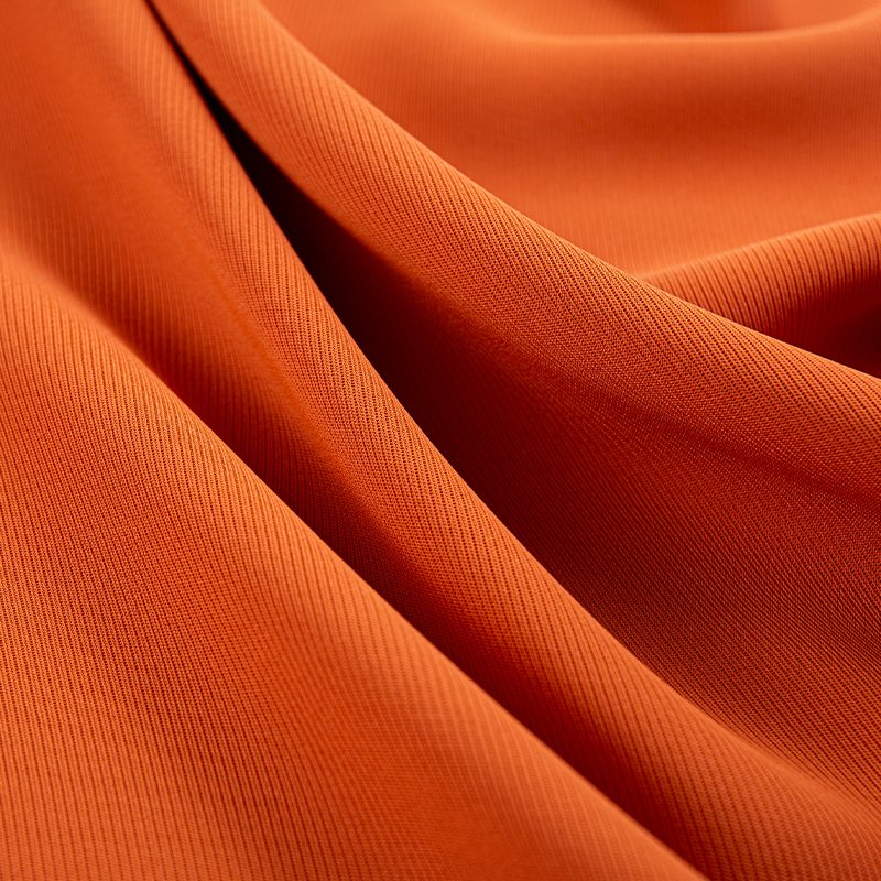 HY353 Orange SPH widened large straight grain fabric for high-end business wear and functional uniforms