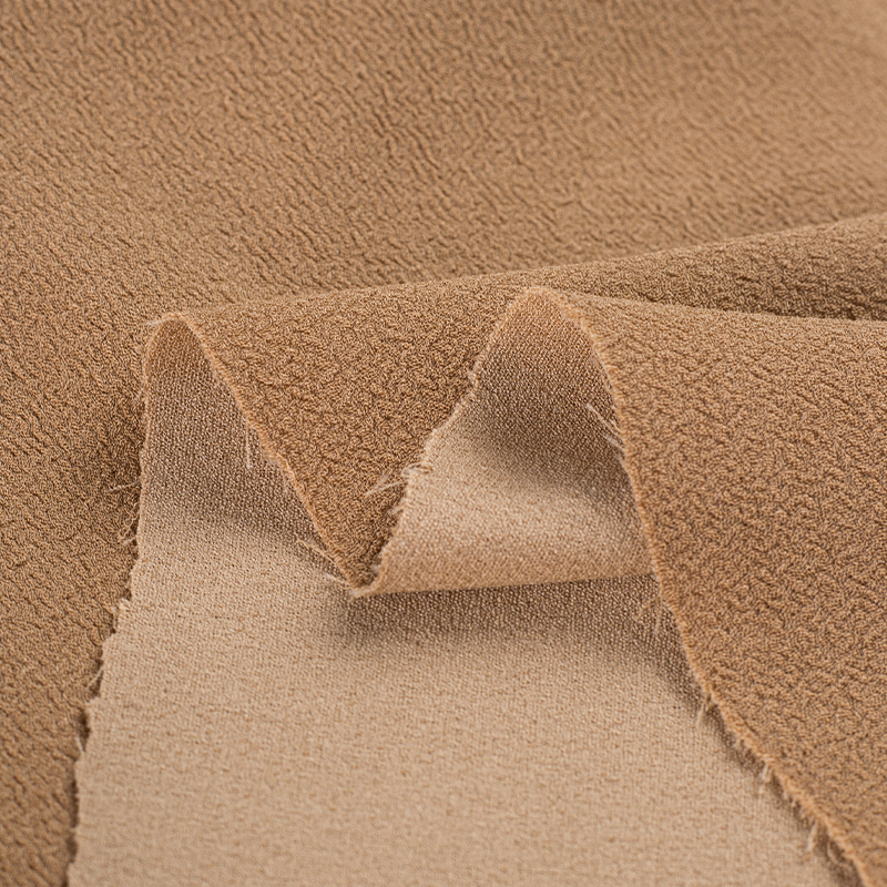 HY051 False Twist Double Layer Silk Blended Fabric