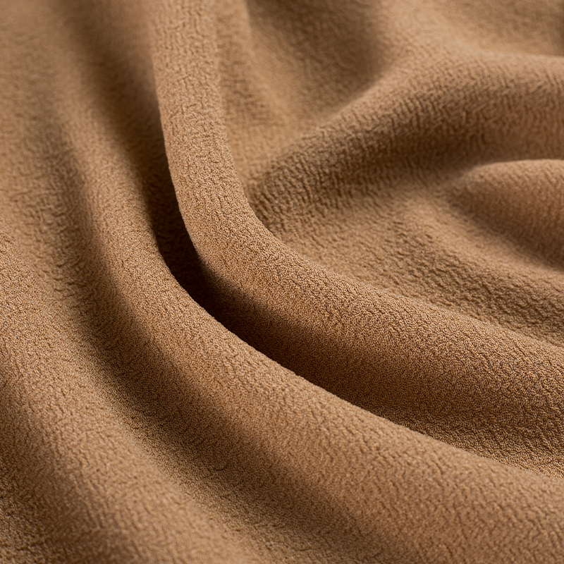 HY051 False Twist Double Layer Silk Blended Fabric