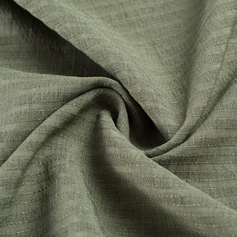 HY558 136GSM 170D Lyocell Fine Stripe Fabric with Textured Effect
